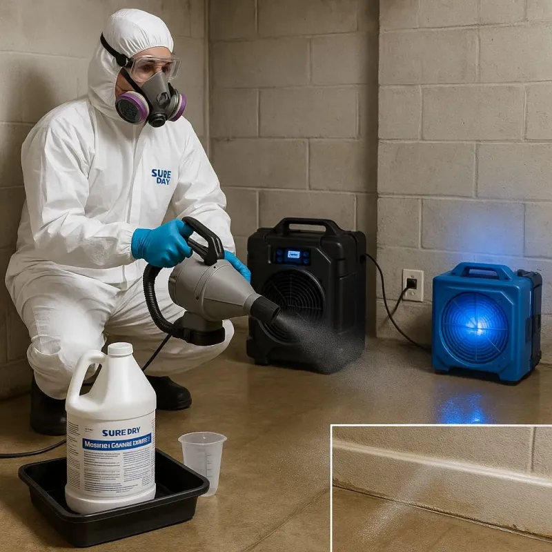 Sanitization and Odor Removal process in Prospect, CT